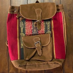 Columbian Leather Backpack